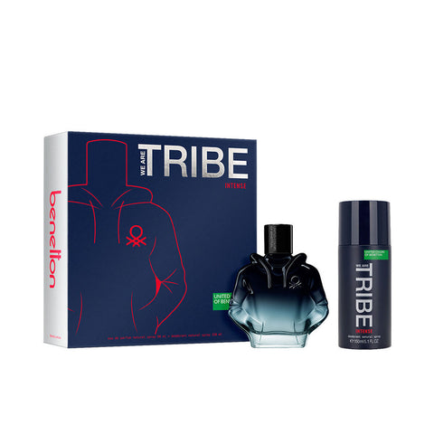 Cofanetto Profumo Uomo Benetton WE ARE TRIBE INTENSE MEN 2 Pezzi