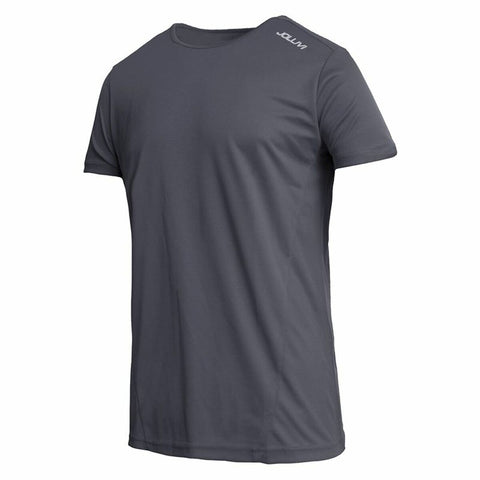 Camiseta de Manga Corta Hombre Joluvi Runplex M Gris claro