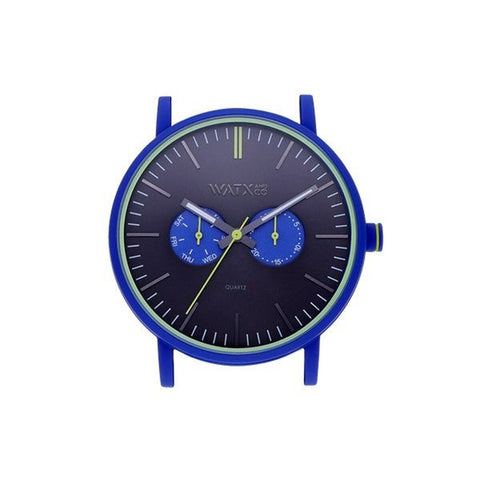 Orologio Unisex Watx & Colors WXCA2743 Azzurro (Ø 44 mm)
