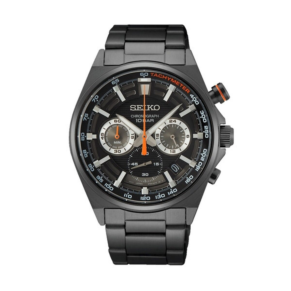 Orologio Uomo Seiko SSB399P1 Nero