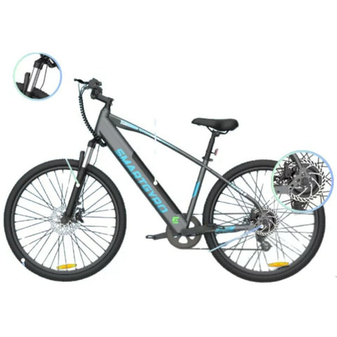 Bicicletta Elettrica Smartgyro SENDA 2 10000 mAh Nero 350 W 27,5