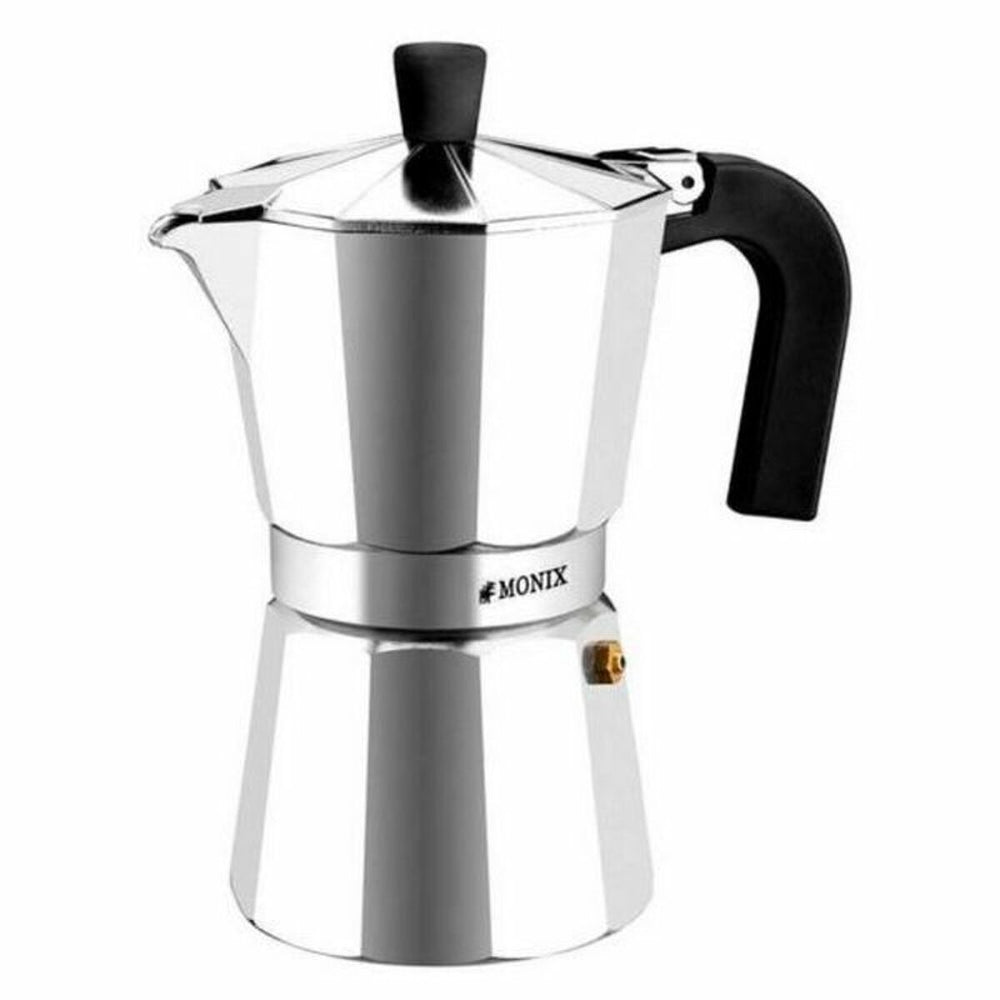 Caffettiera Italiana Monix Braisogona_M620009 Acciaio Alluminio 9 Tazze