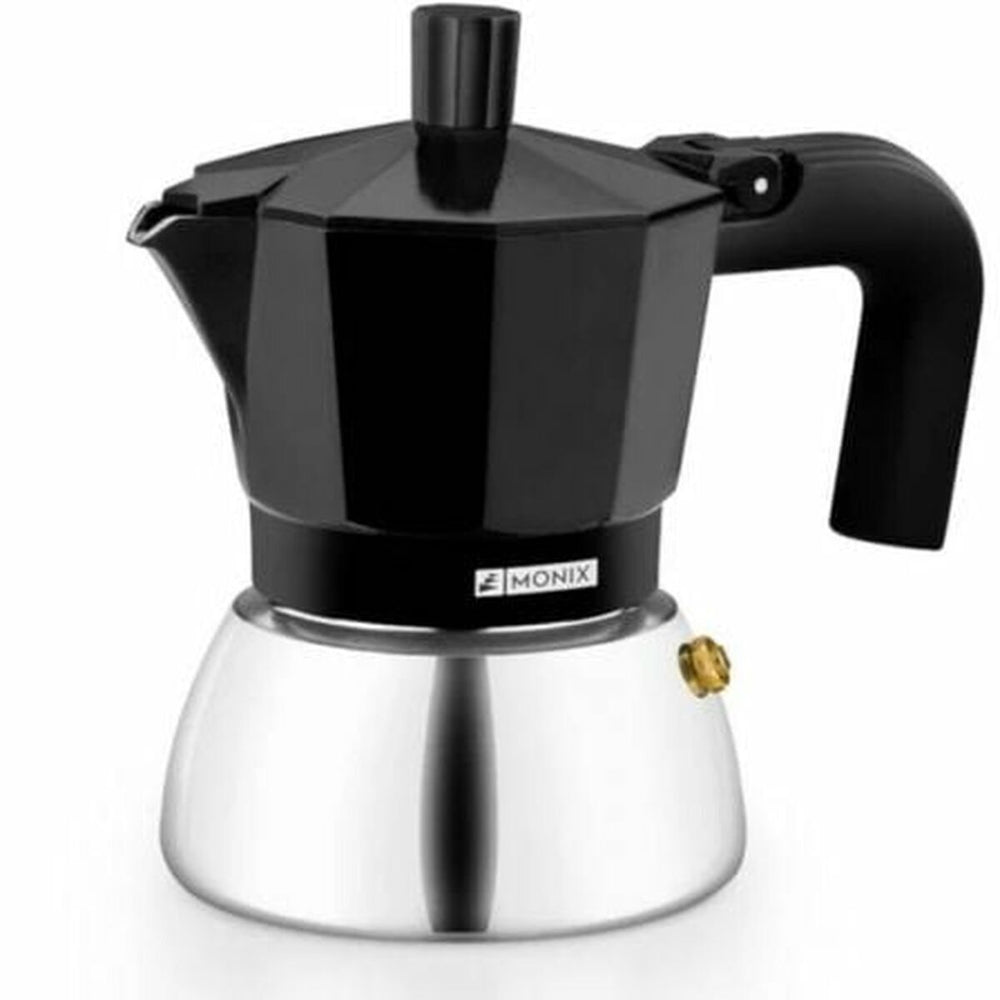 Caffettiera Italiana Monix INOX BLACK 9T Nero 470 ml