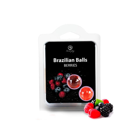 Lubrificante Secret Play Frutti rossi 4 ml 2 Pezzi