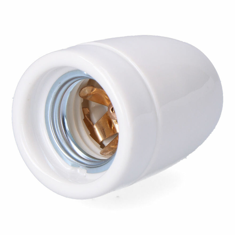 Portalampada F-line Bianco 100 W E27 Vintage