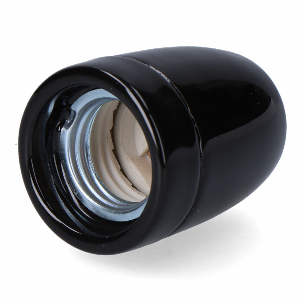 Lamp holder F-line Black 100 W E27 Vintage