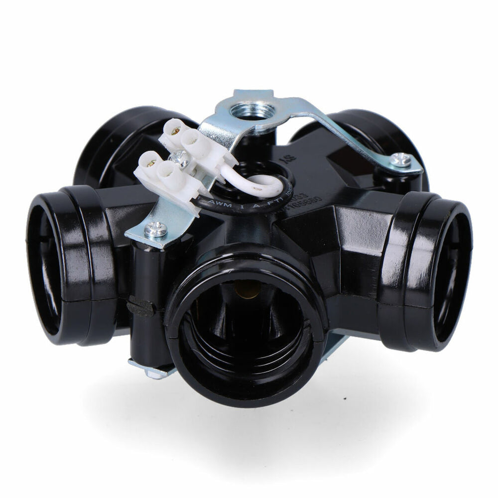 Portalámparas F-line Negro E27