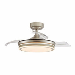 Ventilatore da Soffitto CristalRecord Trasparente Metallo Ø 92 cm
