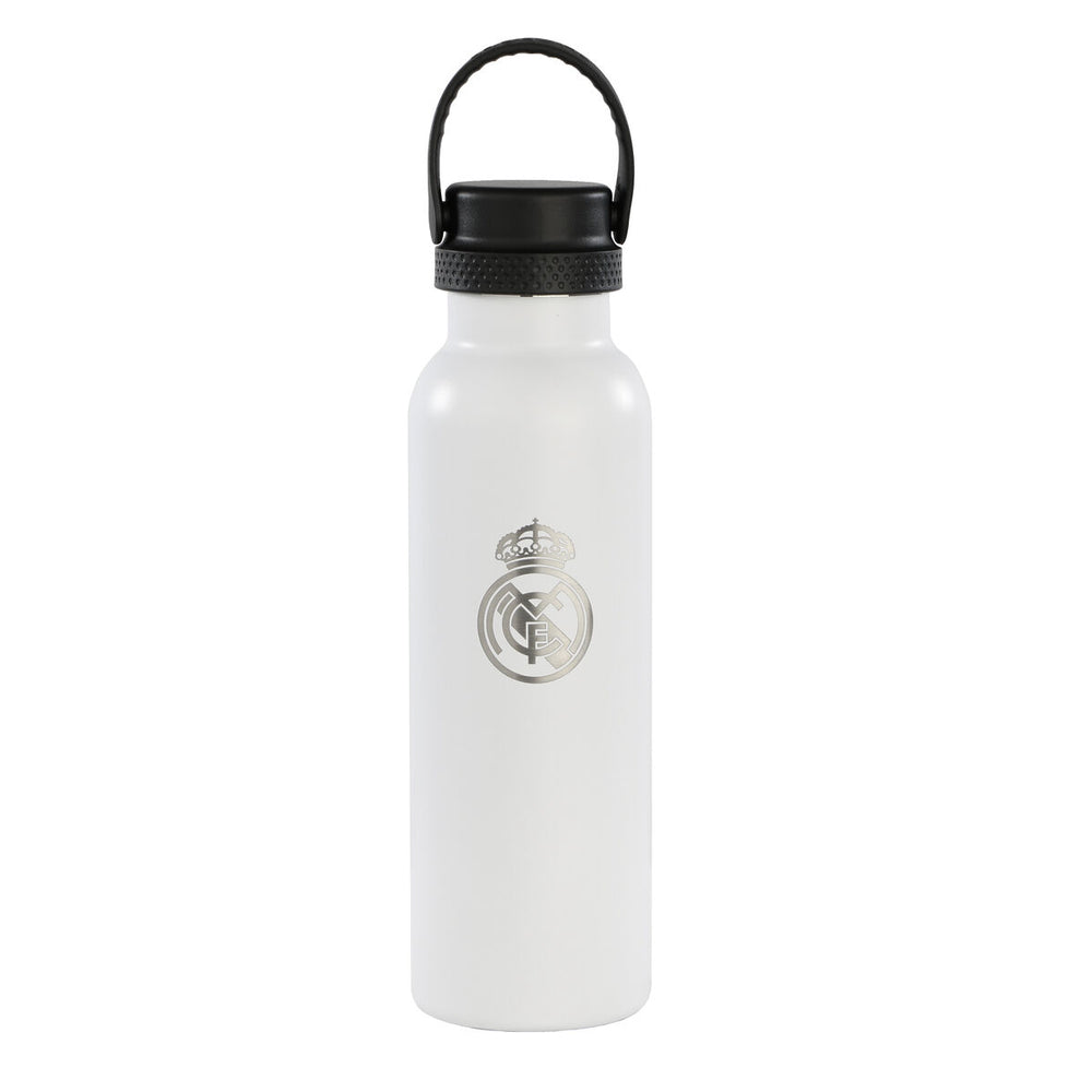 Bottiglia Térmica Real Madrid C.F. Bianco Grigio Poliestere Silicone Acciaio inossidabile