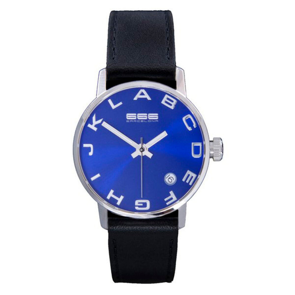 Orologio Unisex 666 Barcelona 666-274 Nero (Ø 35 mm)