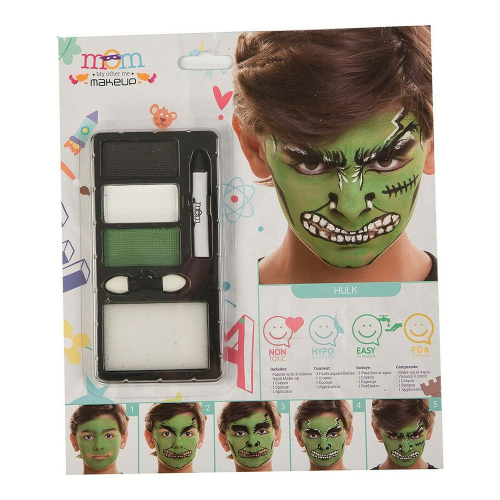 Set da Trucco My Other Me Verde Hulk (24 x 20 cm)