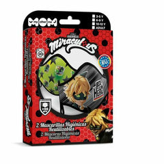 Mascherina Igienica in Stoffa Riutilizzabile My Other Me Cat Noire Premium 10-12 Anni