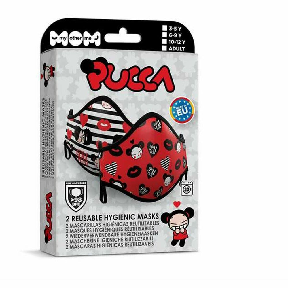Mascarilla Higiénica de Tela Reutilizable My Other Me Pucca Premium