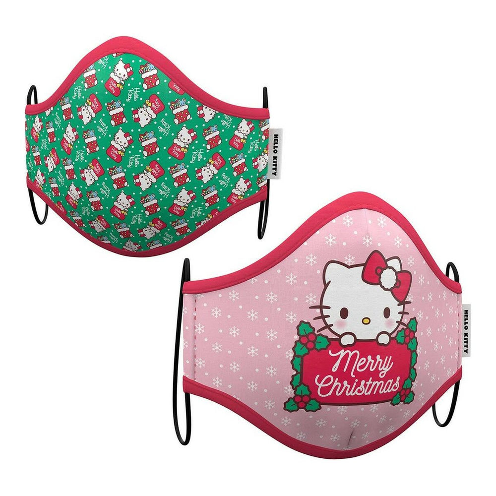 Mascarilla Higiénica My Other Me Hello Kitty Rosa Infantil (2 uds) (3-5 years)