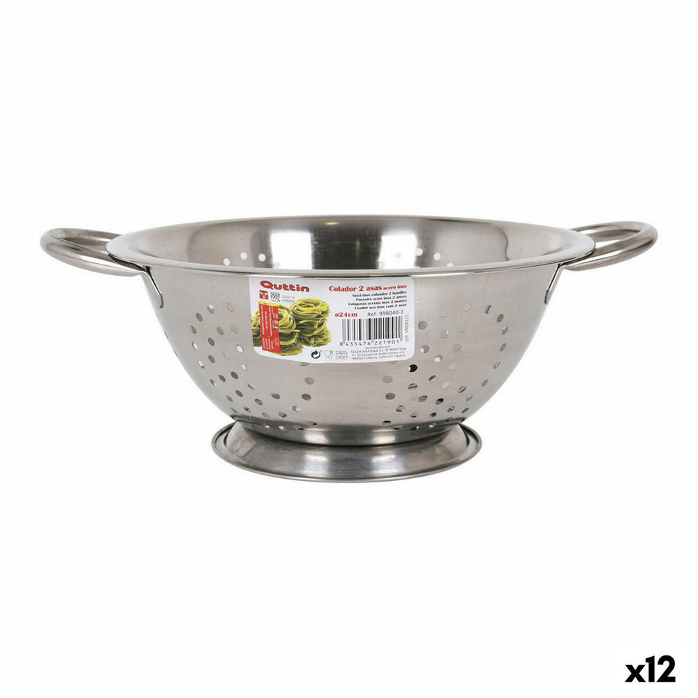 Colino Privilege Quttin Con manici Acciaio inossidabile Acciaio (12 Unità) (Ø 24 cm)