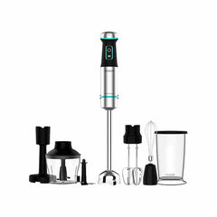 Frullatore ad Immersione Cecotec 1200 XL Nero Verde Acciaio 1200 W