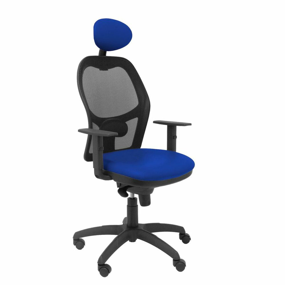 Silla de Oficina con Cabecero Jorquera malla Piqueras y Crespo SNSPAZC Azul