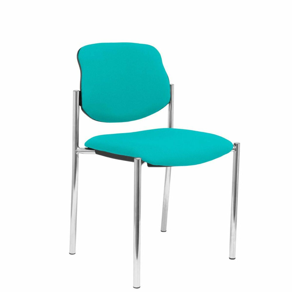 Sedia per Reception Villalgordo Piqueras y Crespo RBALI39 Turchese Ecopelle
