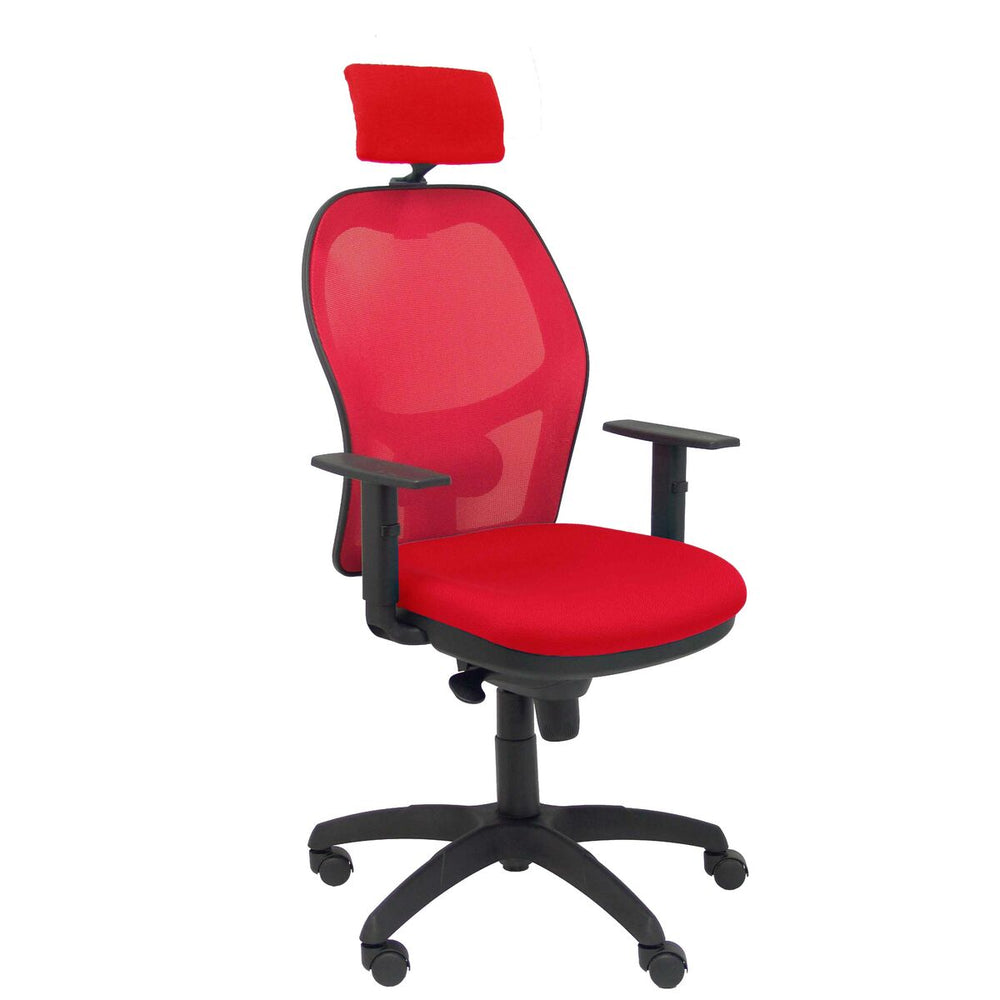 Sedia Ufficio con Poggiatesta Jorquera Piqueras y Crespo 10CRNCR Rosso