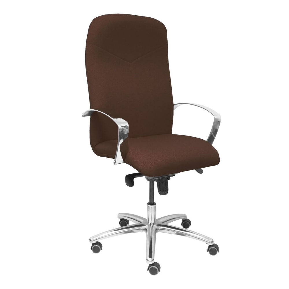 Poltrona da Ufficio Caudete Piqueras y Crespo BALI463 Marrone scuro