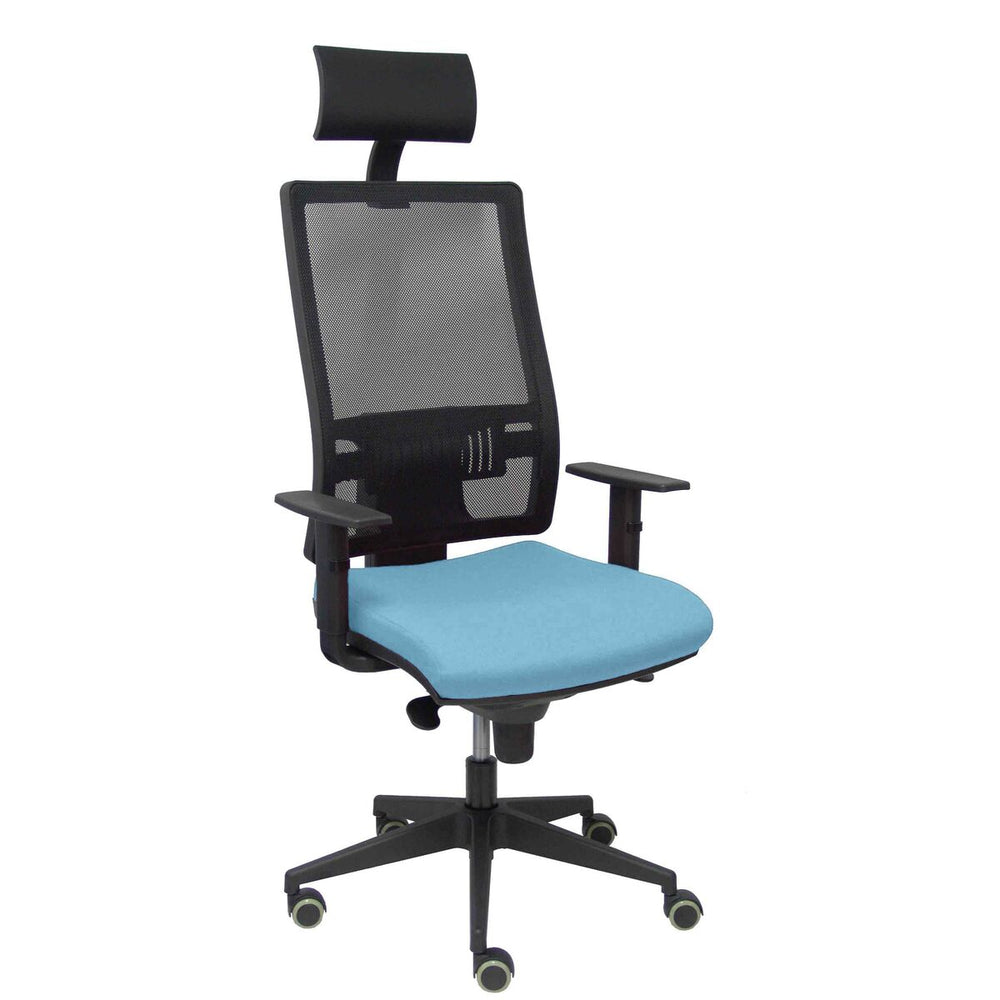 Silla de Oficina con Cabecero Horna Piqueras y Crespo SBALI13 Azul cielo
