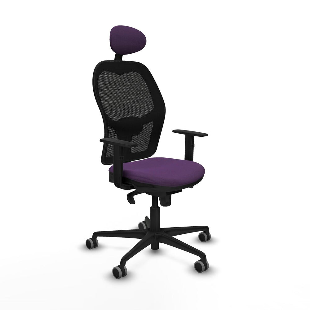 Sedia Ufficio con Poggiatesta Piqueras y Crespo 1D036G1 Viola