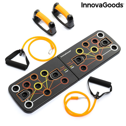 Tavola per Flessioni Push-Up con Bande di Resistenza e Manuale per gli Esercizi Pulsher InnovaGoods Gomma (Ricondizionati A)