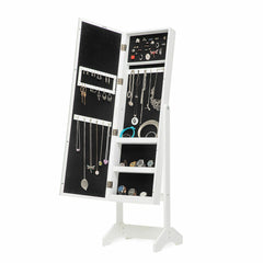 Standing Jewellery Mirror with LED Lights InnovaGoods White Plastic (Refurbished A)