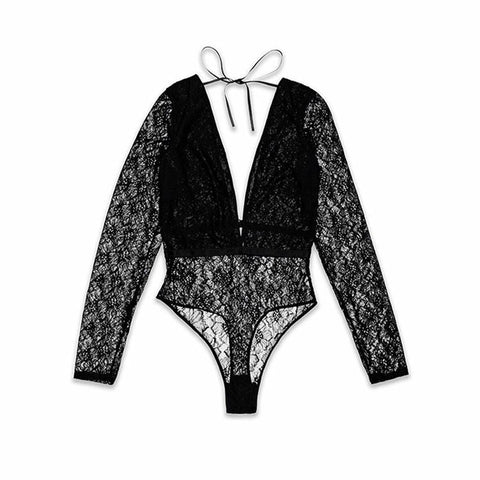 Body Black Limba  Long Sleeve Sade Nero