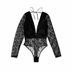 Body Black Limba  Long Sleeve Sade Nero