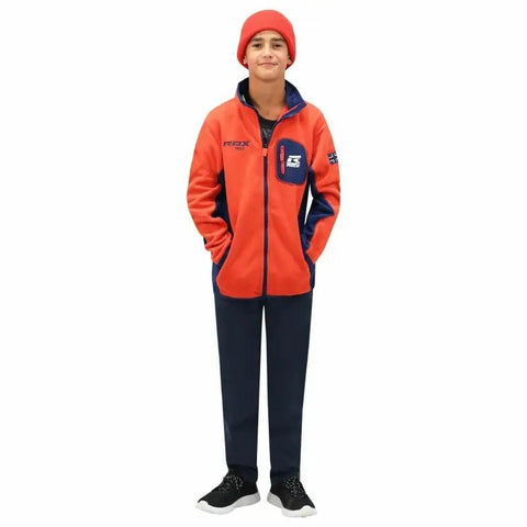 Maglia in Pile Rox R-Aircraft Rosso Arancio Per bambini