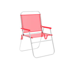 Marbueno Sedia Pieghevole Alluminio Coral Spiaggia e Piscina 52X56X80 cm 10357