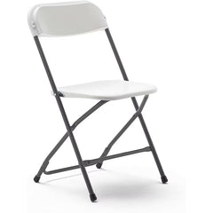 Marbueno Sedia Pieghevole Resina Bianca 44x44x79 cm Catering, Spiaggia e Campeggio 10532