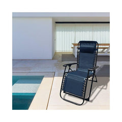 Silla Plegable Marbueno 90 x 108 x 66 cm Azul