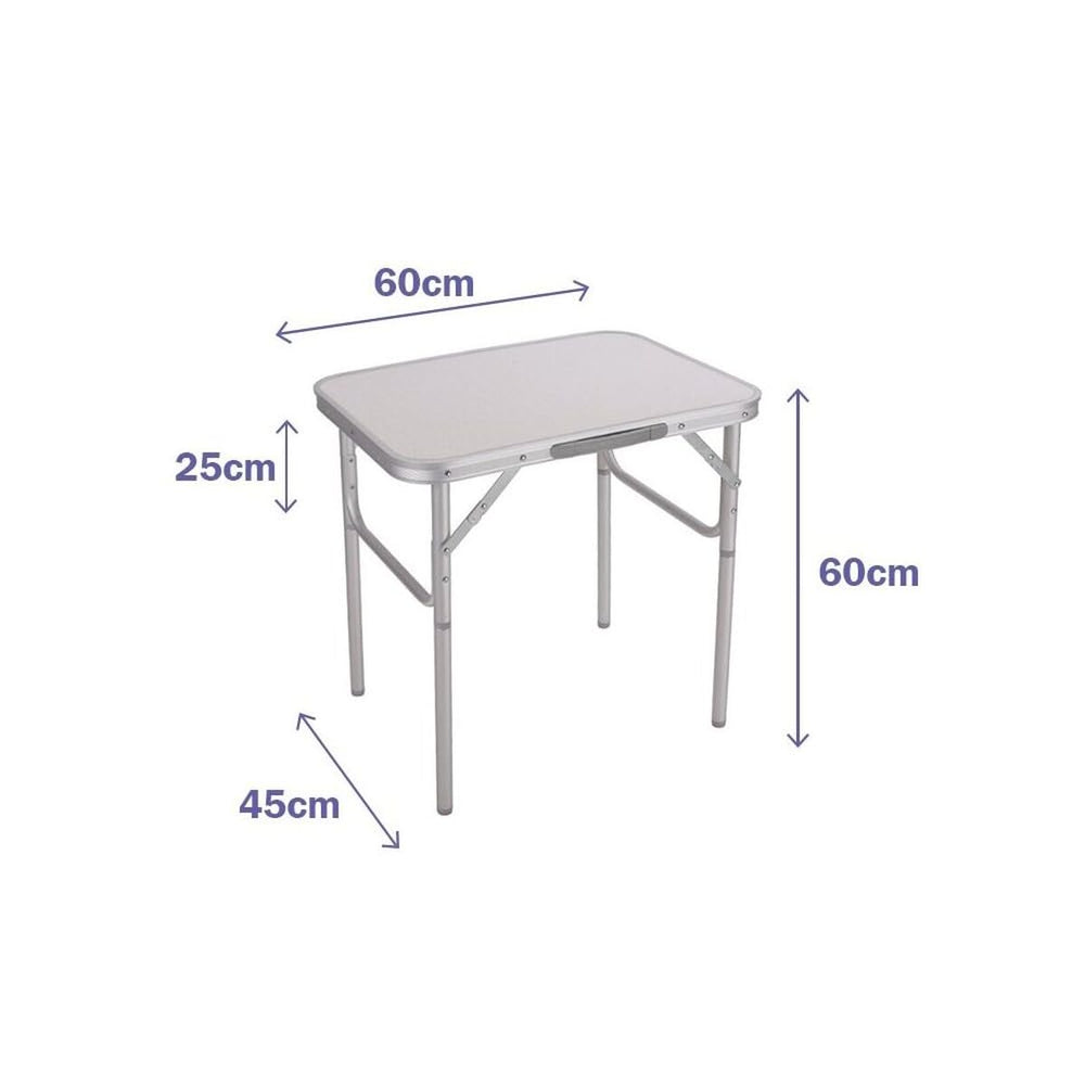 Tavolo Pieghevole Marbueno Bianco 60 x 60 x 45 cm
