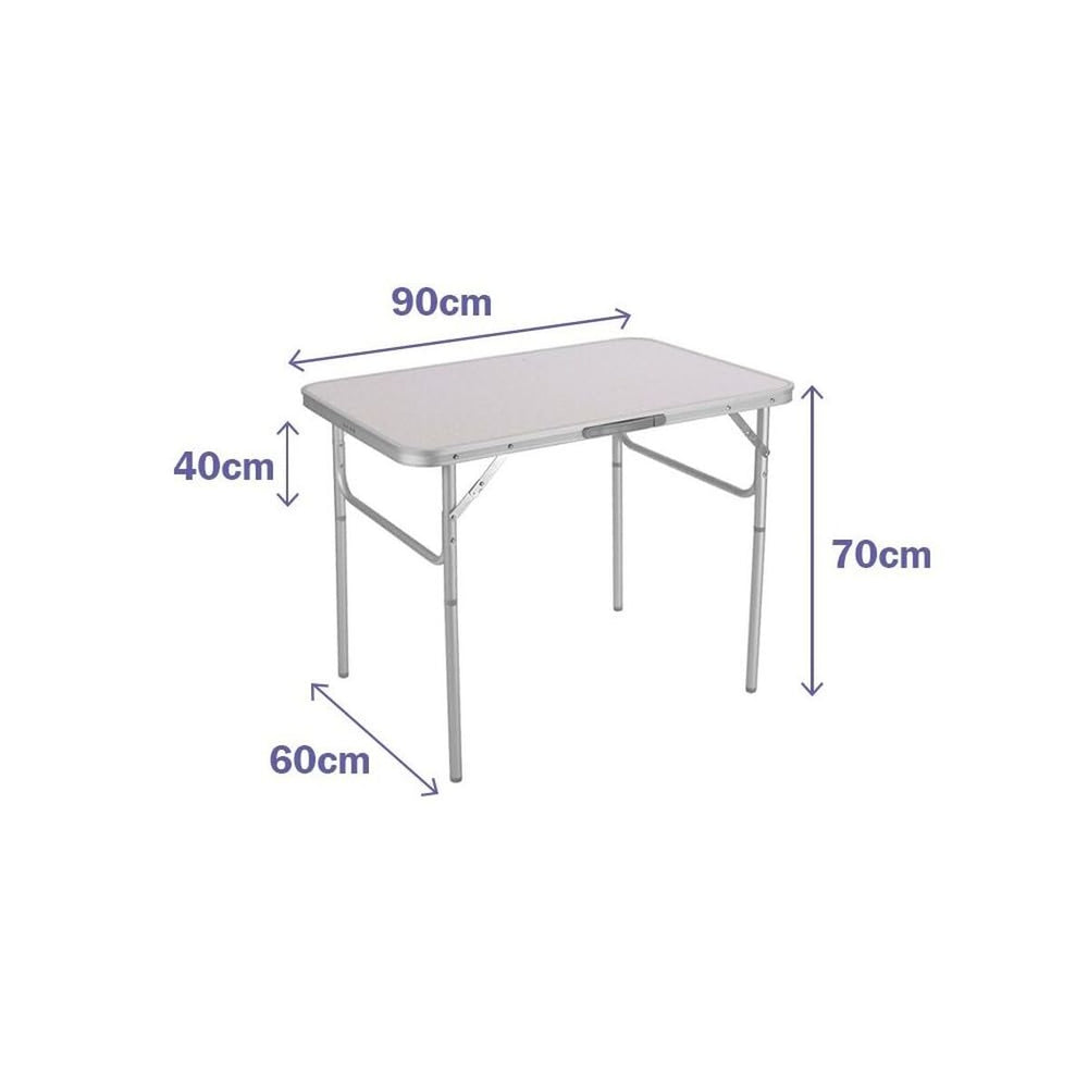 Tavolo Pieghevole Marbueno Bianco 90 x 70 x 60 cm