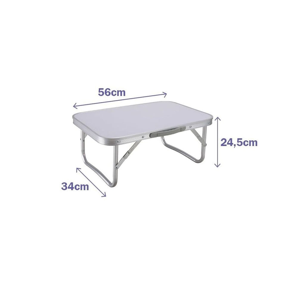 Tavolo Pieghevole Marbueno Bianco 56 x 24 x 34 cm