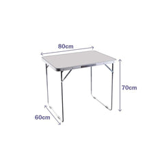 Tavolo Pieghevole Marbueno Bianco 120 x 70 x 60 cm