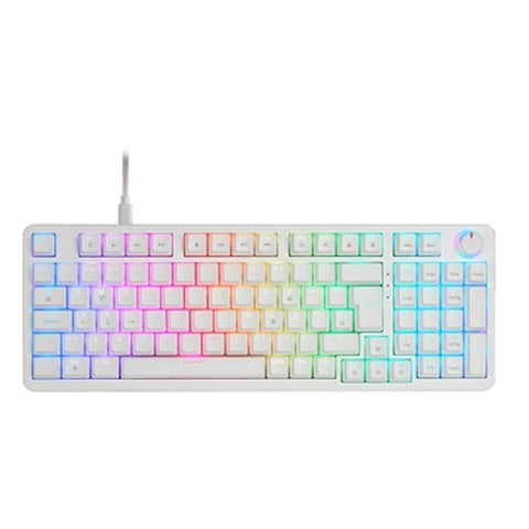 Tastiera per Giochi Mars Gaming MKPROWBES Bianco Qwerty in Spagnolo
