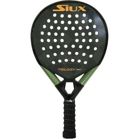 Pala de Pádel Siux Trilogy Pro 5 2025 Negro Verde Carbono EVA