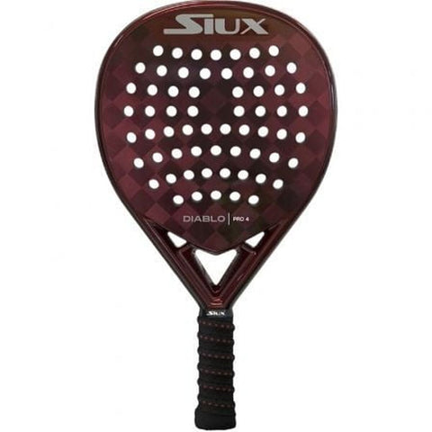 Padel Racket Siux Diablo Pro 4 Red Charcoal EVA