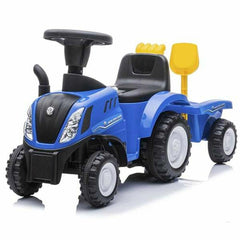 Trattore a Pedali New Holland Ride ON Azzurro 91 x 44 x 29 cm