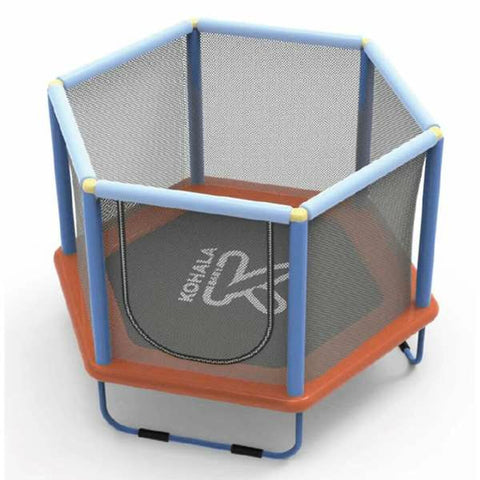 Trampolino per Bambini con Rete di Sicurezza Ociotrends 140 X 110 CM
