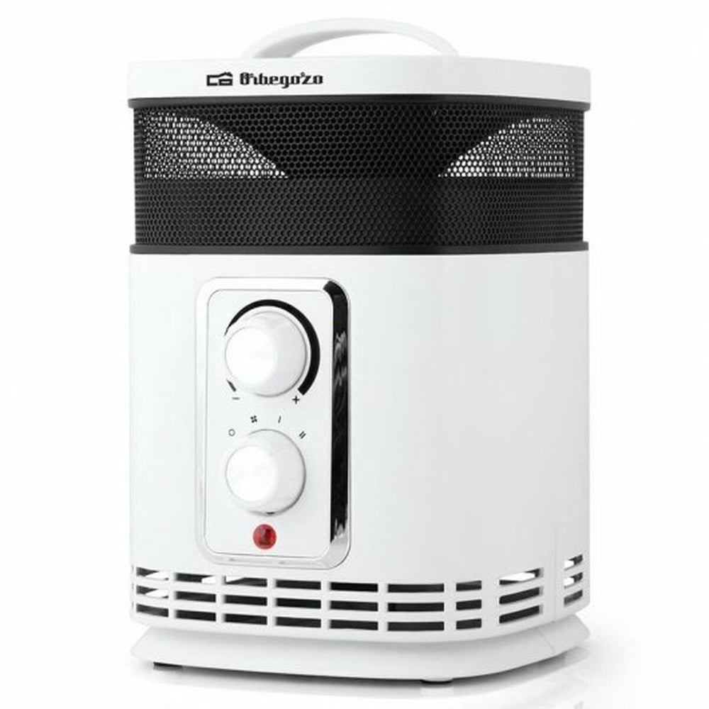 Portable Ceramic Heater Orbegozo CR 6025 White 1500 W