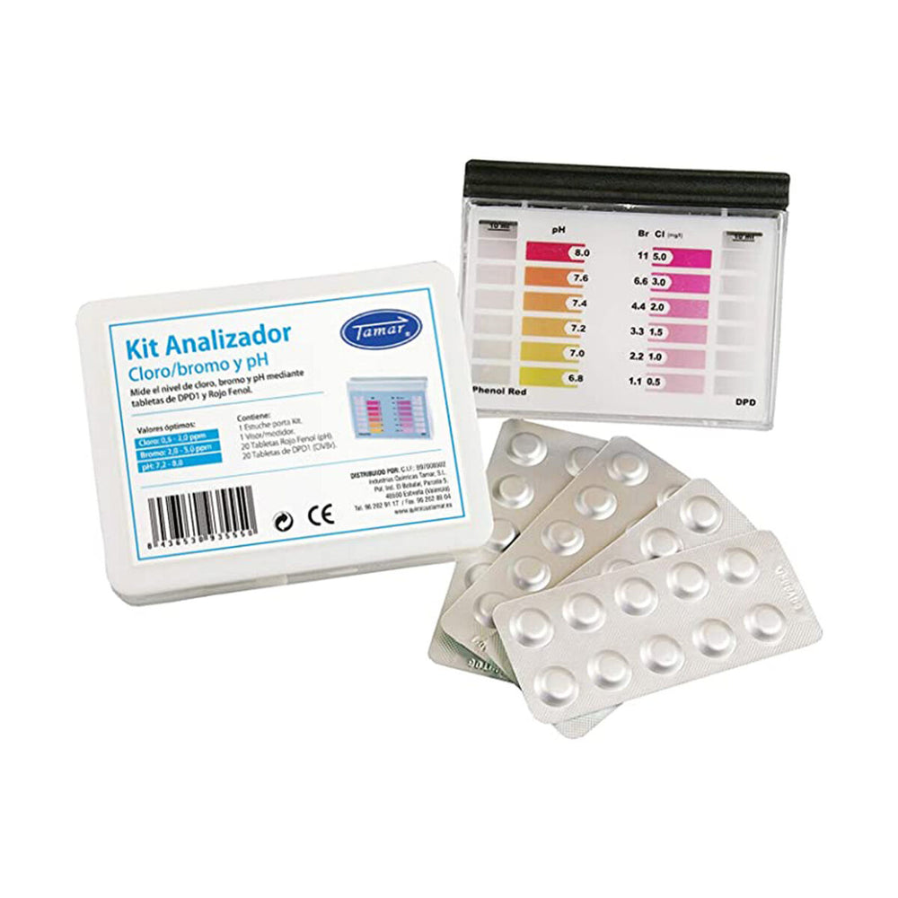 Kit di Manutenzione per Piscine Tamar dpd1 1175600000 Test PH