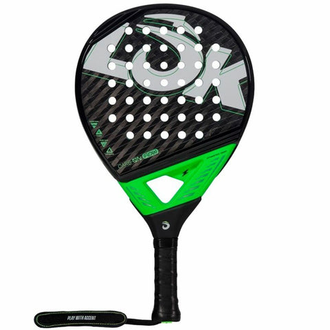 Racchetta da Padel Lok Sports Carb-On Flow Nero Verde limone