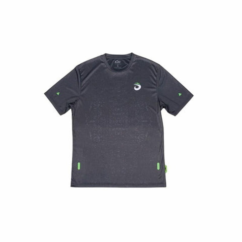 Maglia Sportiva a Maniche Corte Lok Sports Play Nero Padel
