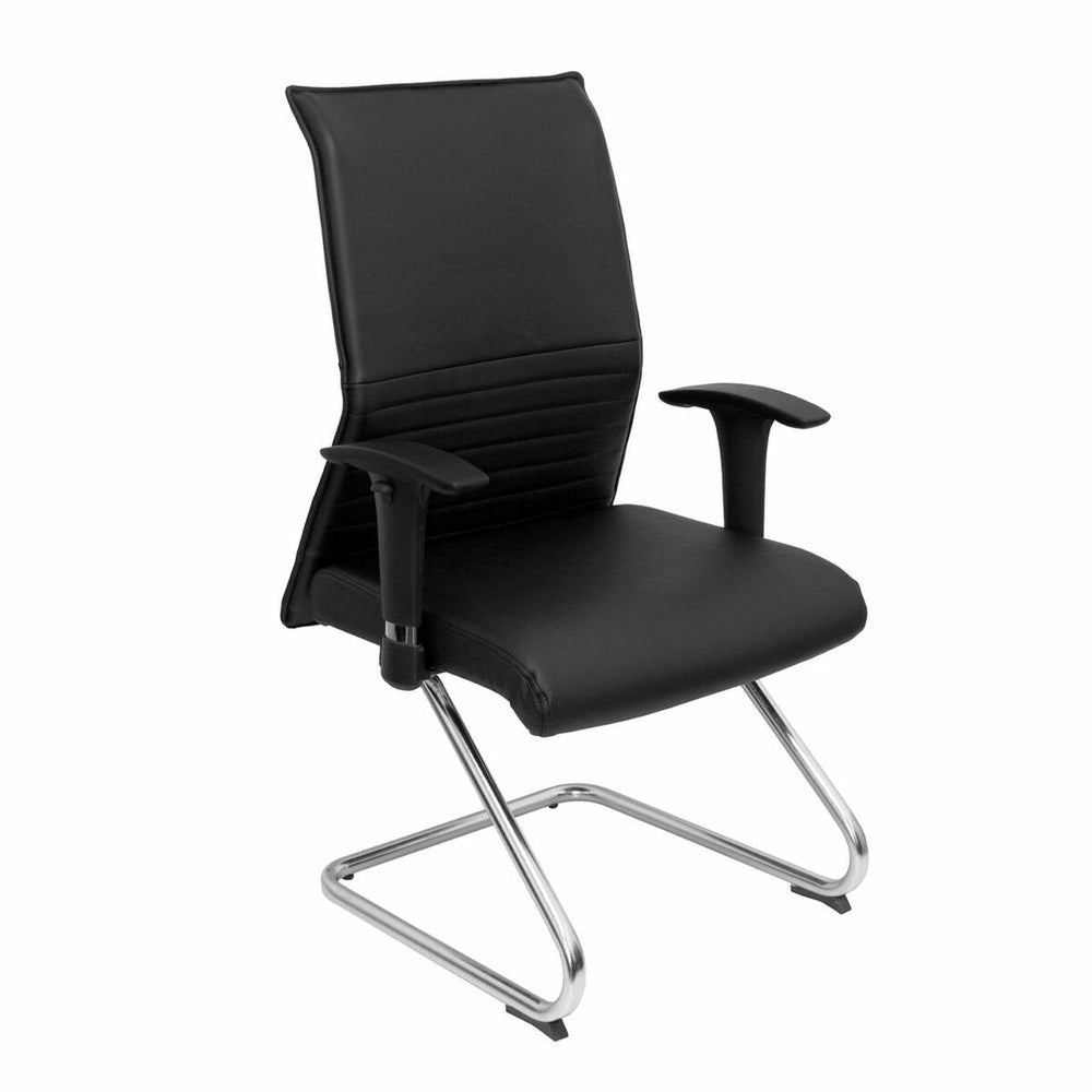Silla de Recepción Albacete Confidente Patín Piqueras y Crespo 8CPSPNE Negro