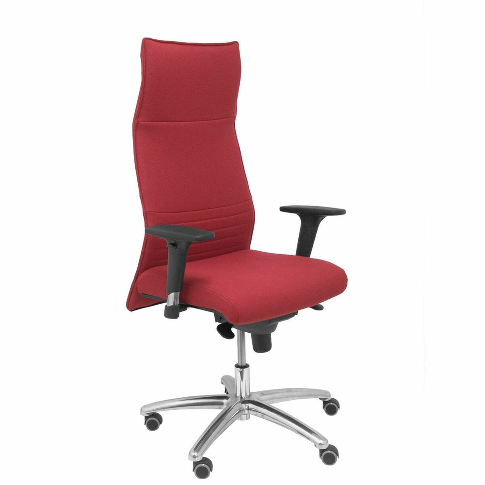 Poltrona da Ufficio Albacete XL Piqueras y Crespo BALI933 Rosso Rosso Granato