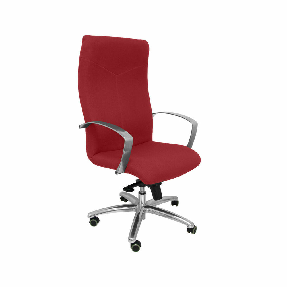 Poltrona da Ufficio Caudete bali Piqueras y Crespo BALI933 Rosso Rosso Granato